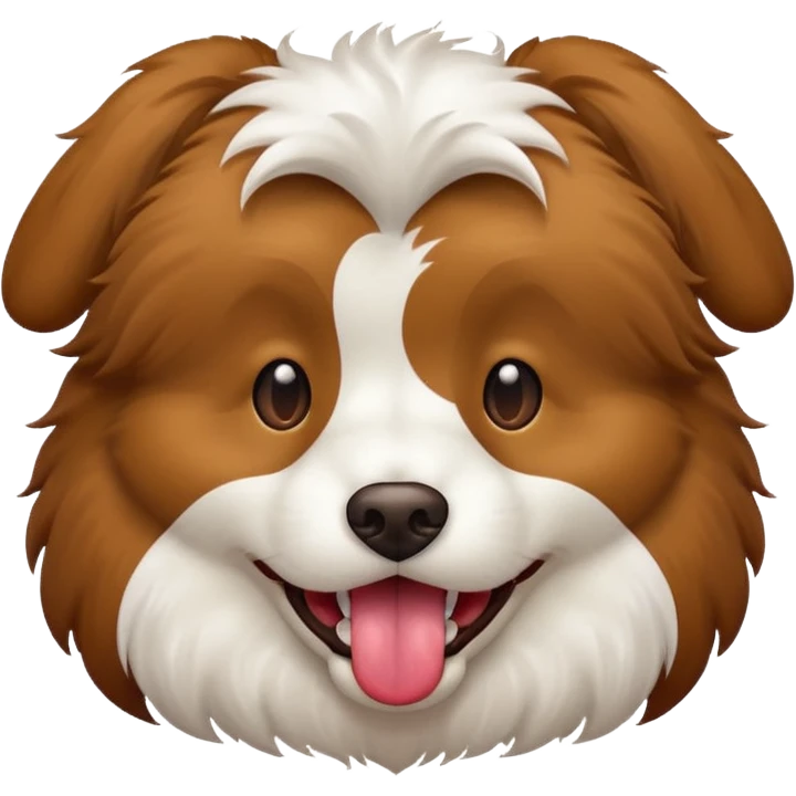 A DOG WITH A GON emoji