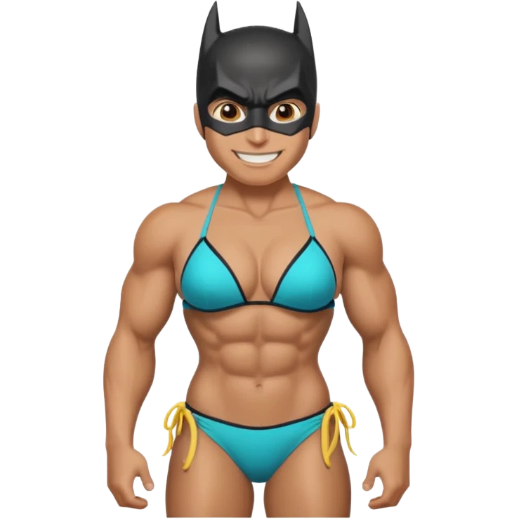 Batman in a bikini  emoji