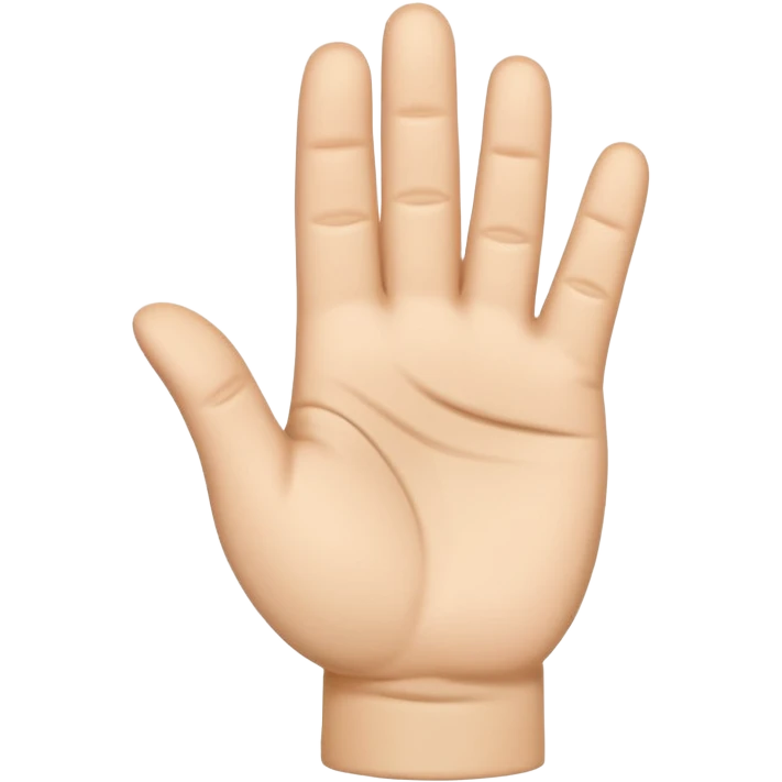 fold thumb to palm emoji