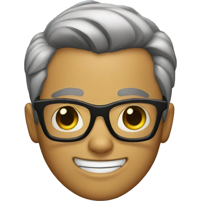 Batman with glasses emoji
