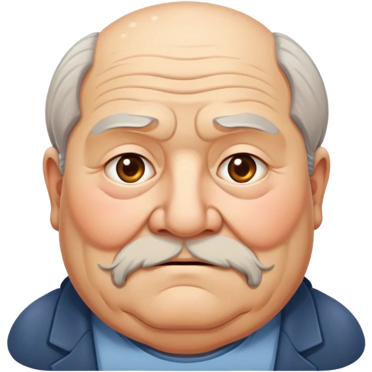 Fat old man  emoji