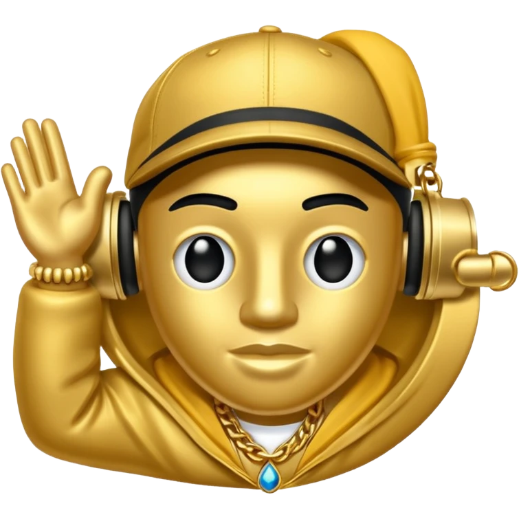 Le signe du rappeur marseillais Jul  emoji