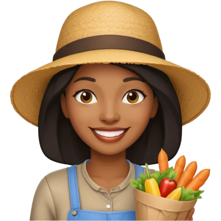 Street Food Shopper black woman  emoji