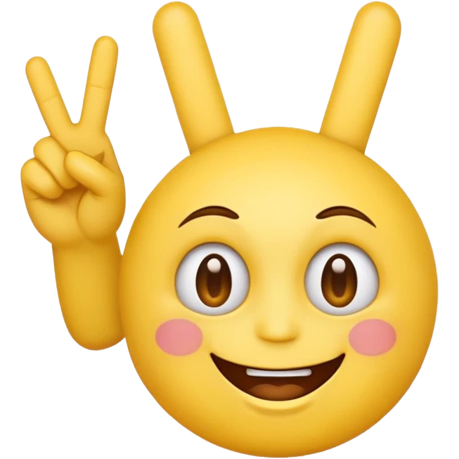 A normal emoji with 2 middle fingers emoji