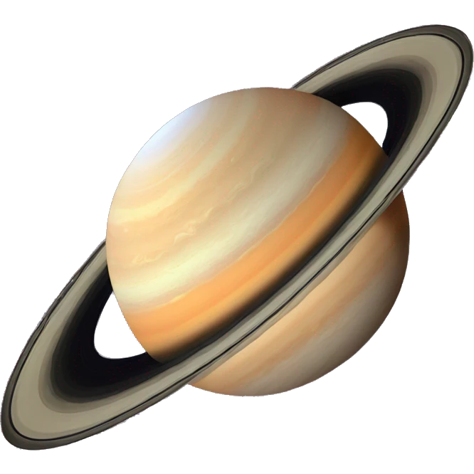Saturn planet emoji