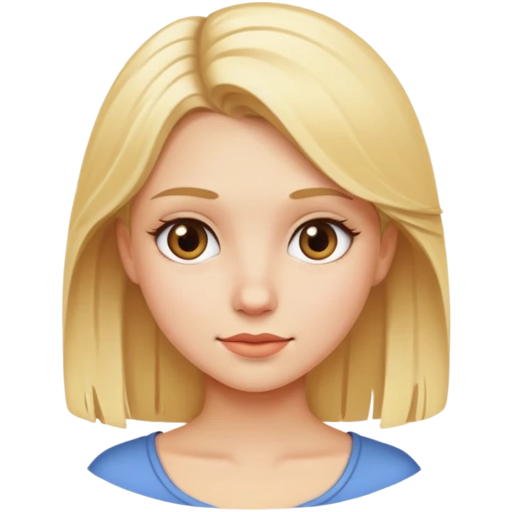 Blonde girl emoji