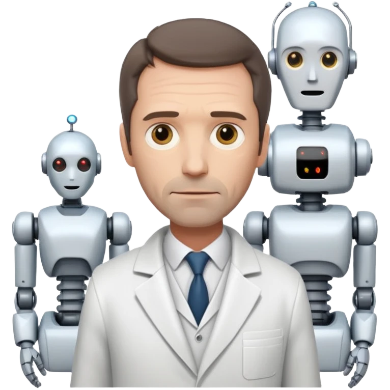 dr house with robot emoji