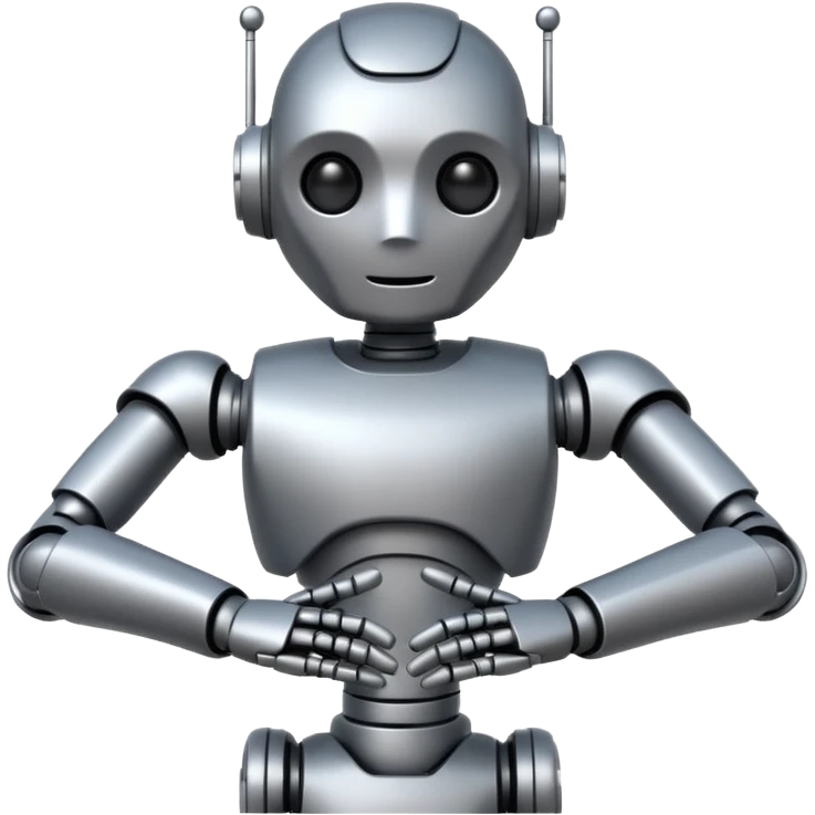 robot crossing his arms emoji