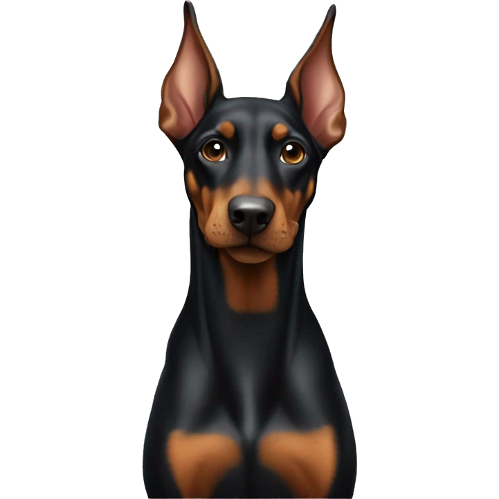 Small doberman emoji