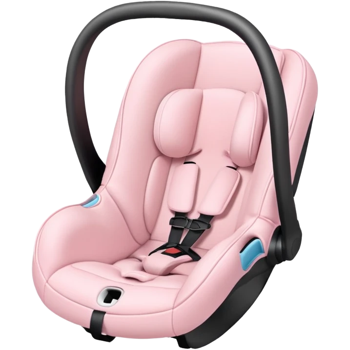 Light pink baby car seat  emoji