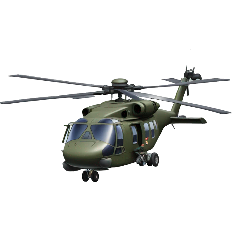 Blackhawk helicopter emoji