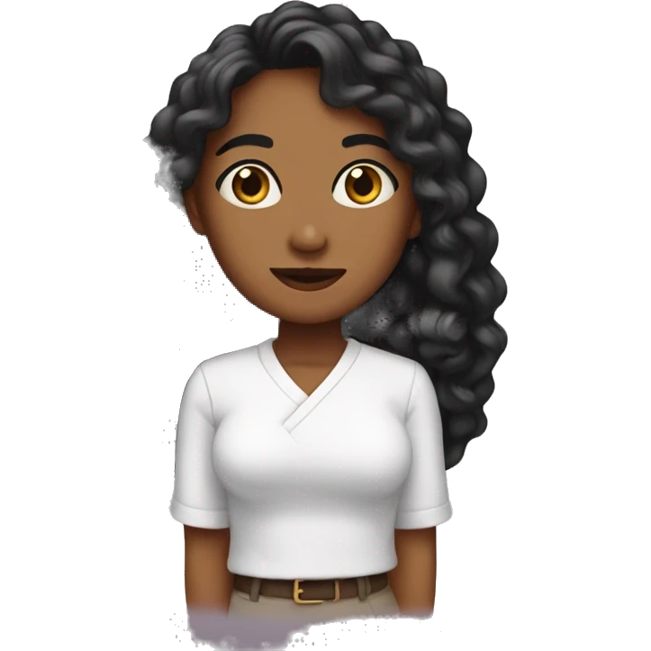 👩🏽😇 emoji