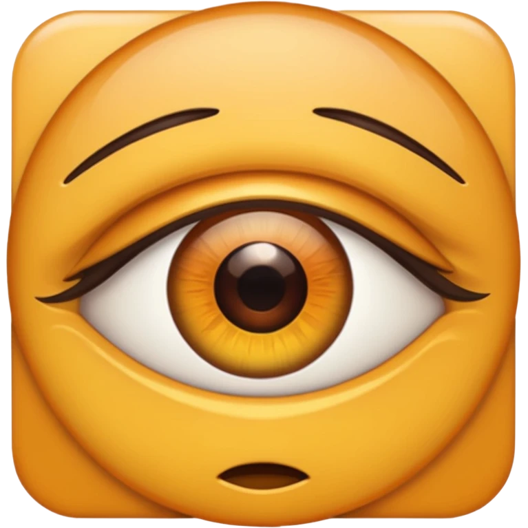 brown eye emoji