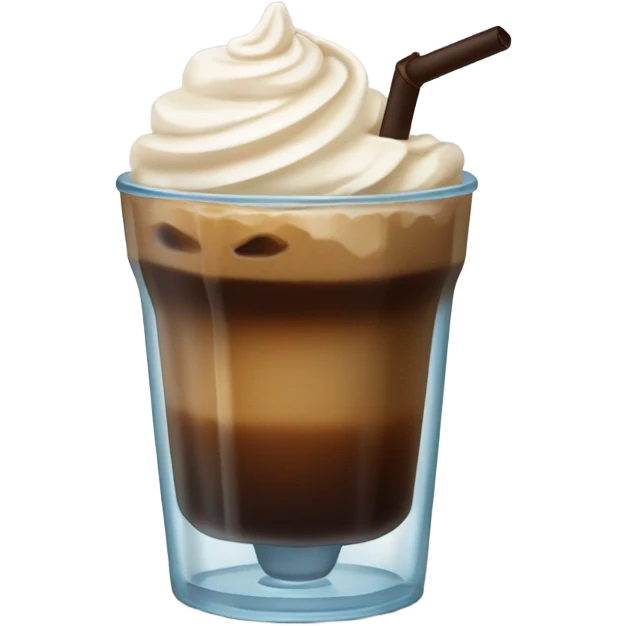 Ice coffee emoji