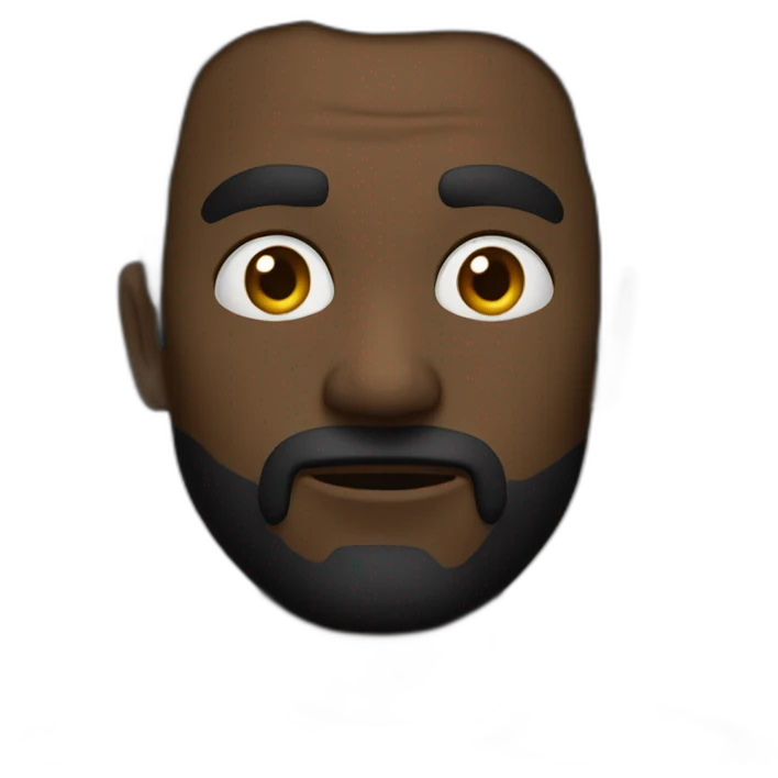noir pas beau emoji