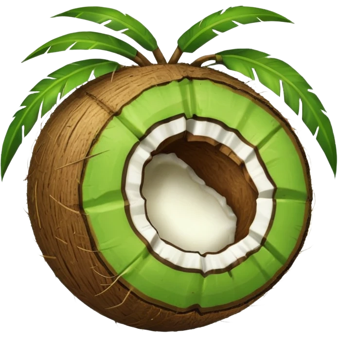 Green Coconut  emoji
