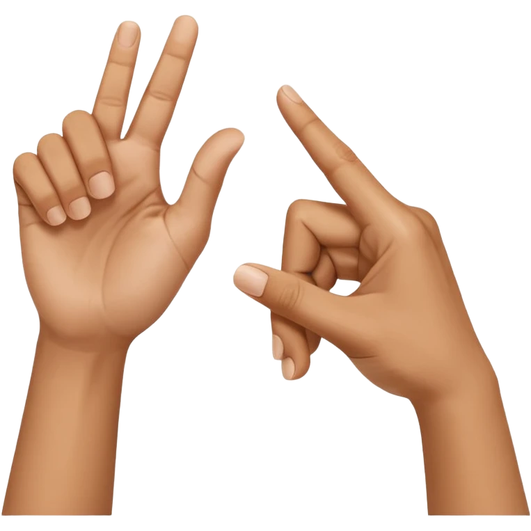 Hold up your hands. With your left hand, make a ‘6’ by curling your index finger like a hook while sticking your thumb out. With your right hand, make a ‘7’ by pointing your index finger straight and your thumb sideways like an L-shape. Put both hands next to each other — that’s the 67 meme emoji