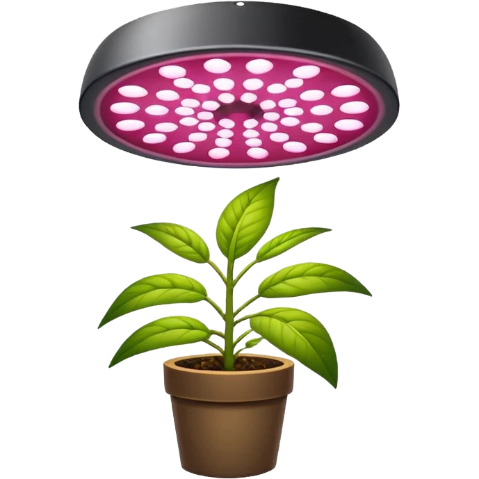 large grow light led white light emoji