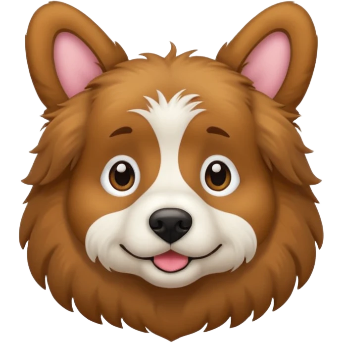 Maak een schattige hond emoji