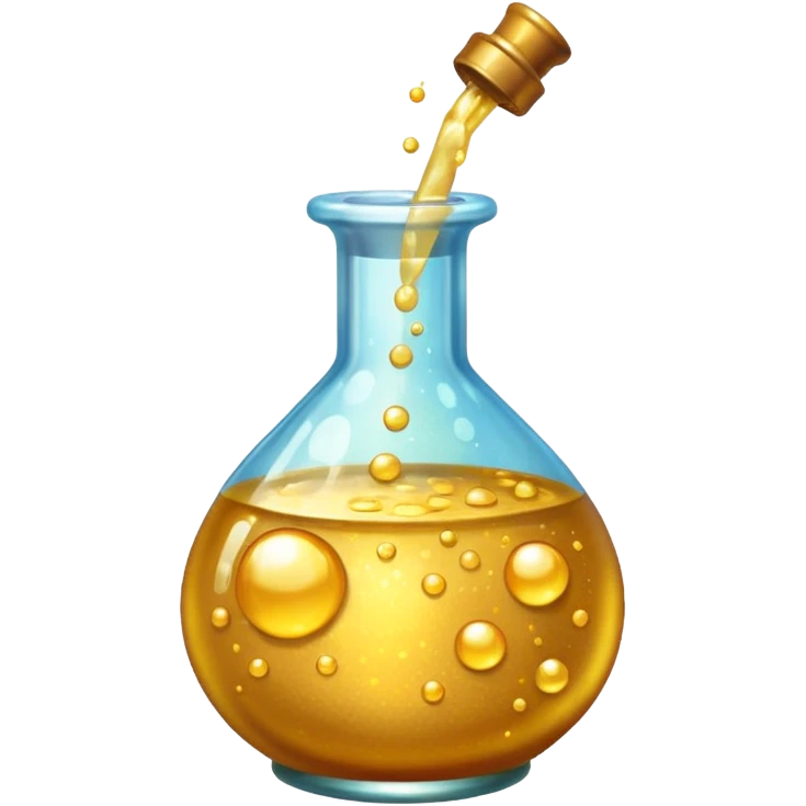 pixelated emoji of a golden potion emoji