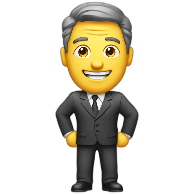 Happy Boss Man emoji