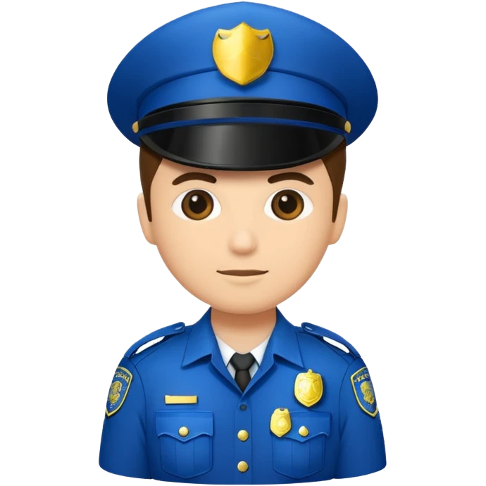fancy police officer emoji