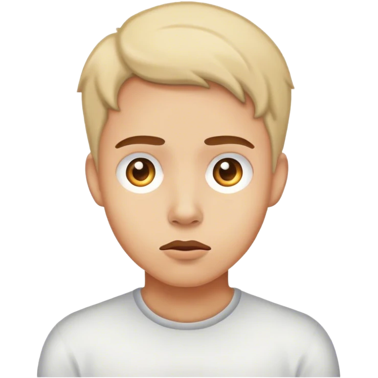 Intrigued, curious emoji