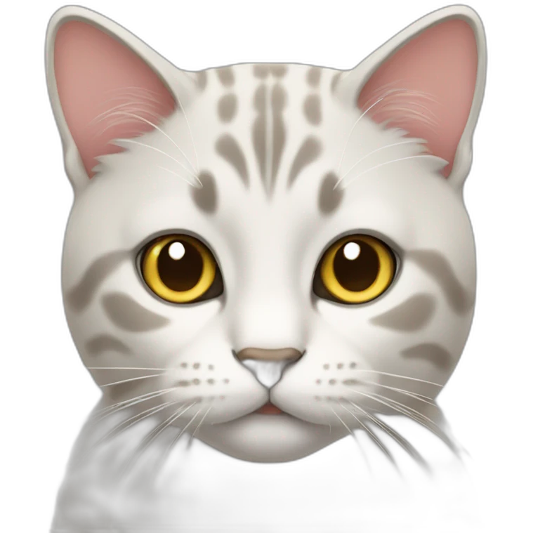 Cat on iphone emoji