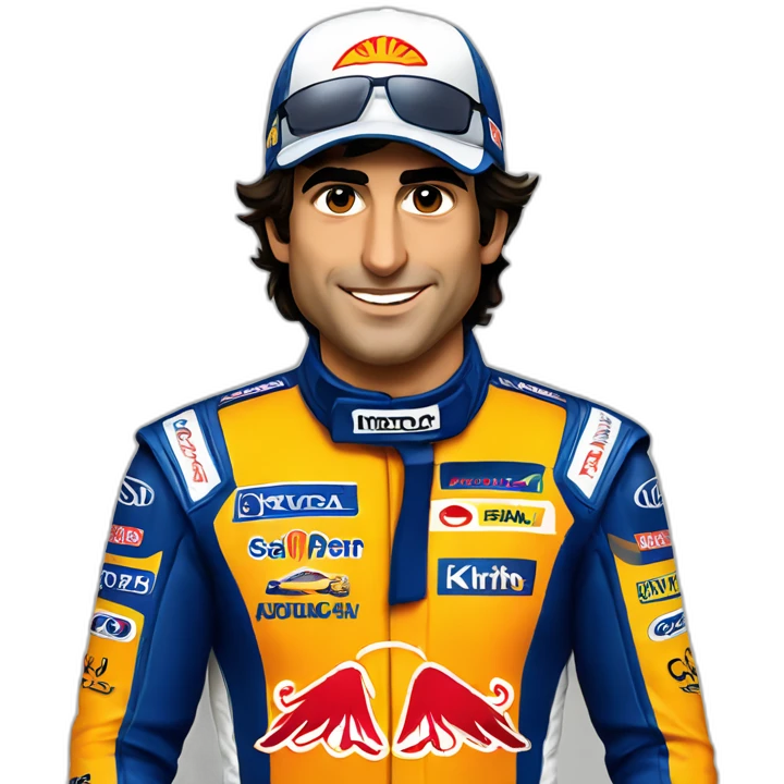 carlos sainz junior ferrairi emoji
