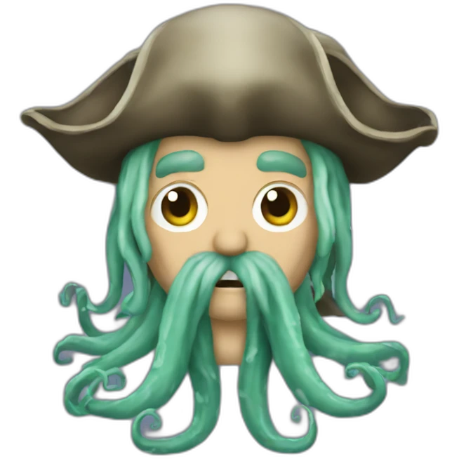 Davy Jones with tentacles emoji