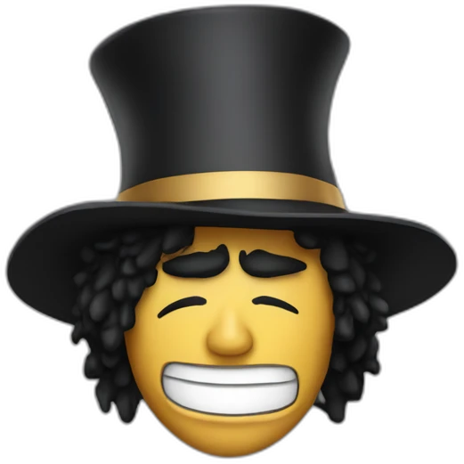 Slash-hat emoji