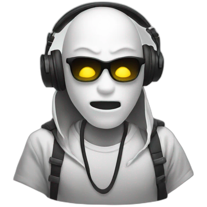 Dj ghost emoji