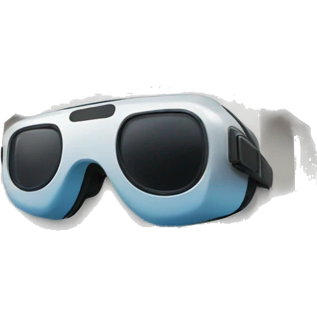 an building wearing a VR glasses emoji