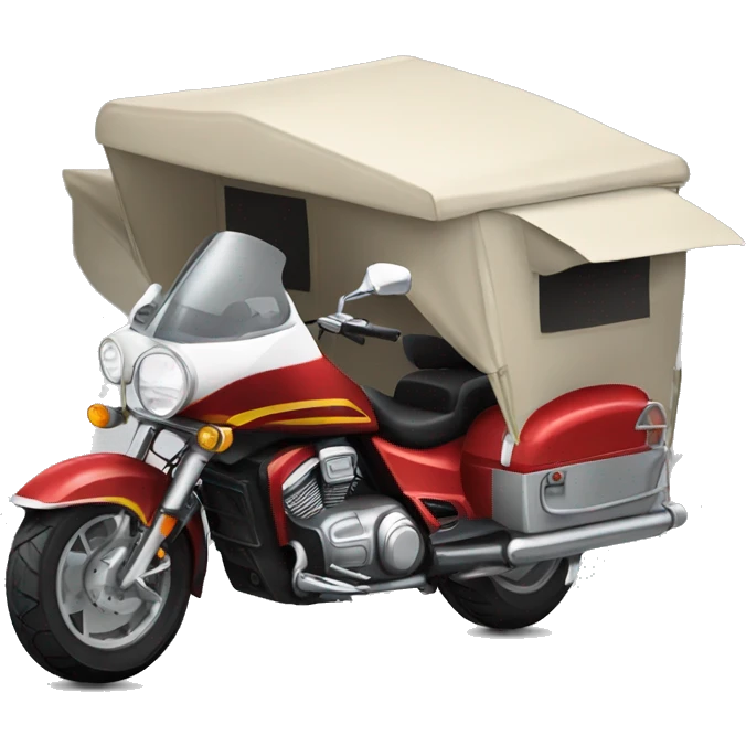 Caravan-motortrike emoji