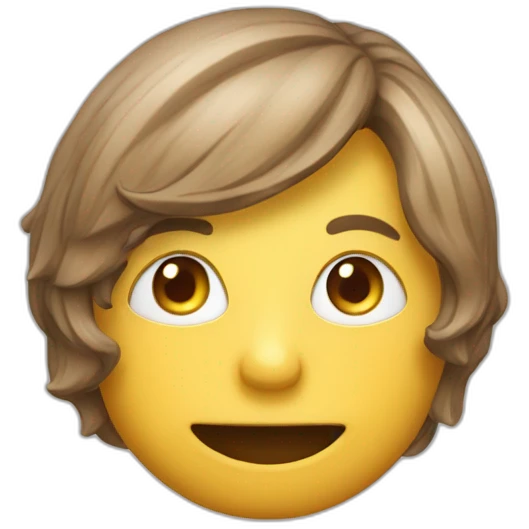 Chat tenant une noisette emoji