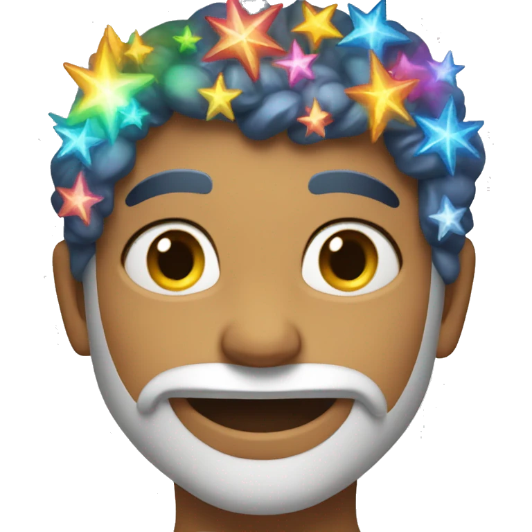 Colorful sparkles emoji