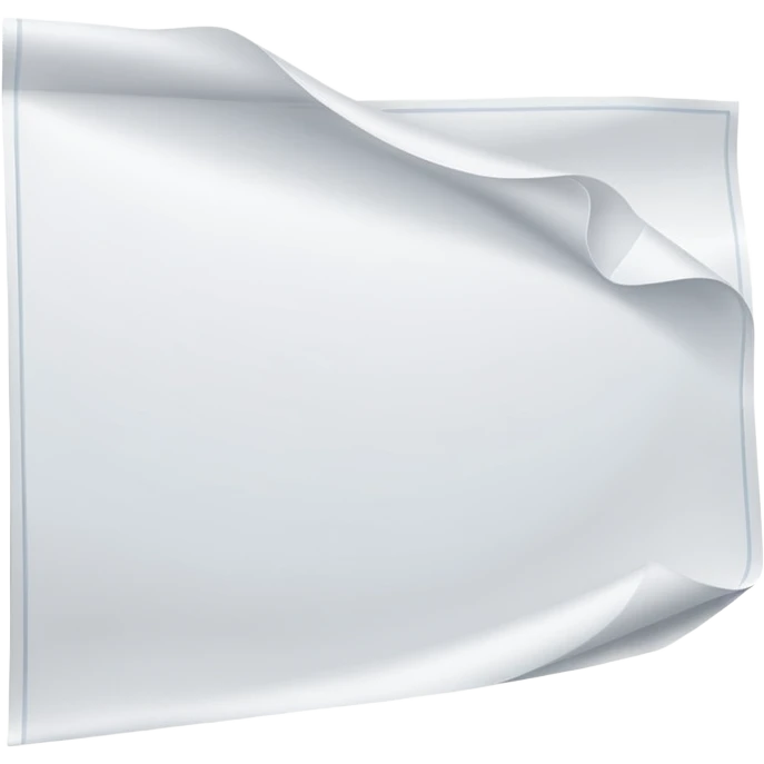 floating sheet of paper emoji
