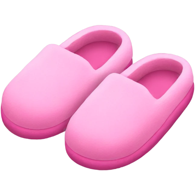 Pink slippers emoji