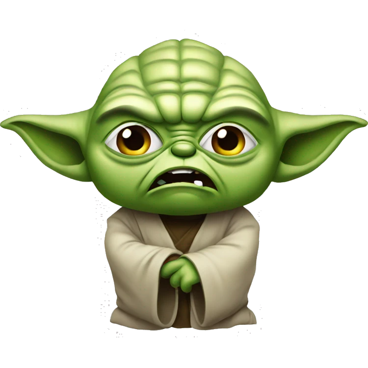 Angry yoda  emoji