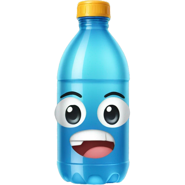 Water bottle emoji