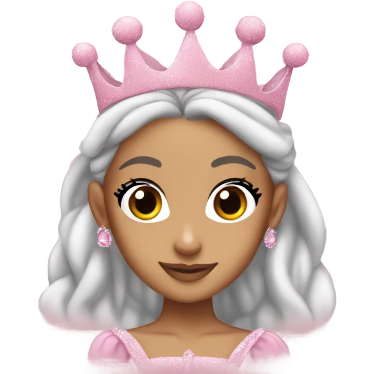 Ariana grande as a pink princess emoji