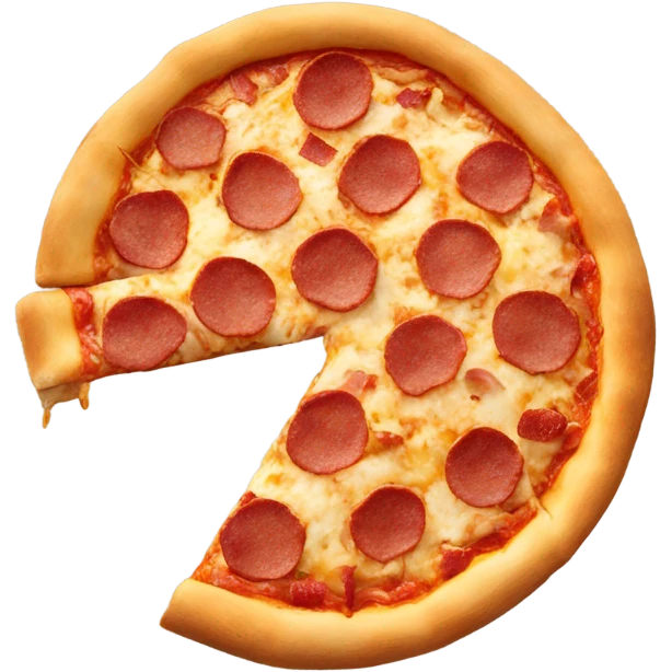 stuffed crust pizza with Bacon emoji