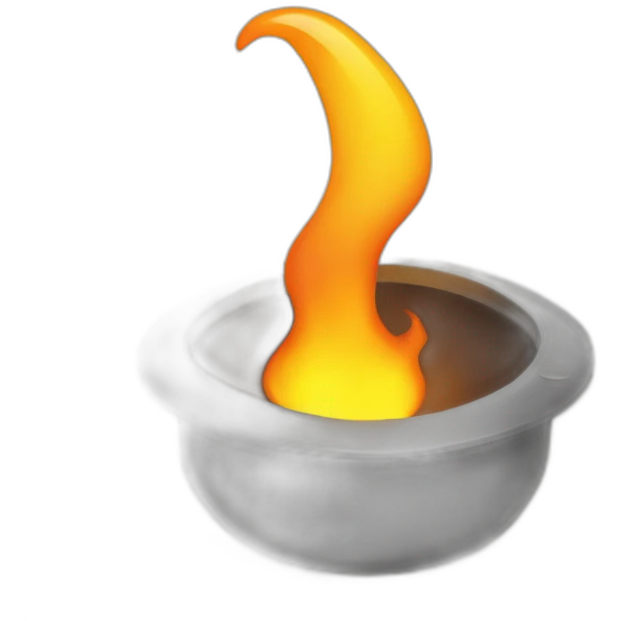 bleeper inside of a flame emoji
