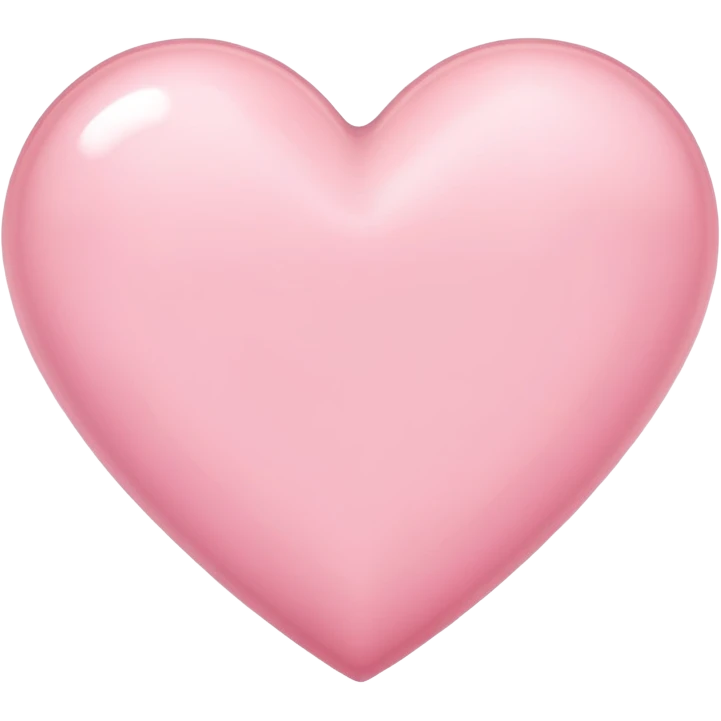 light pink heart  emoji