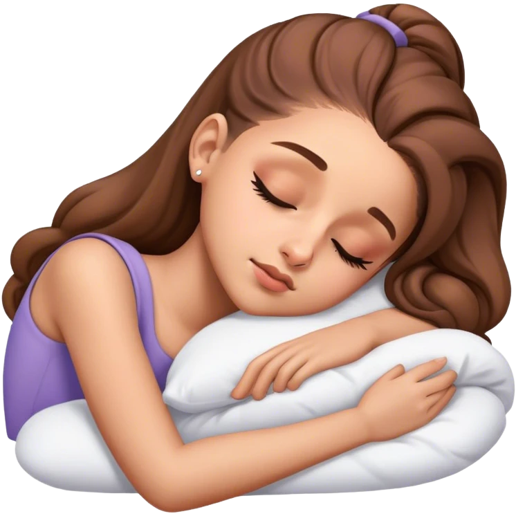 Ariana Grande sleeping emoji