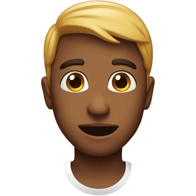 Blushing emoji