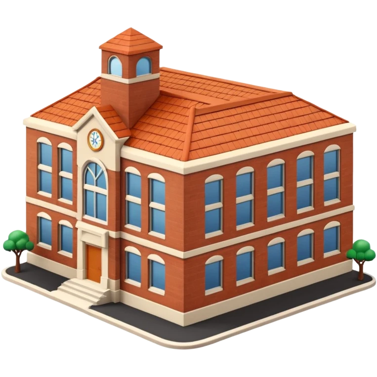 3d medium school emoji