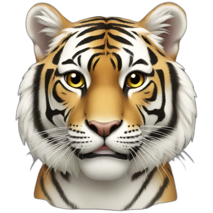 Tigre blanc emoji