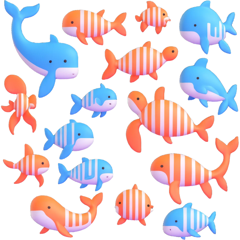 sea creatures emoji
