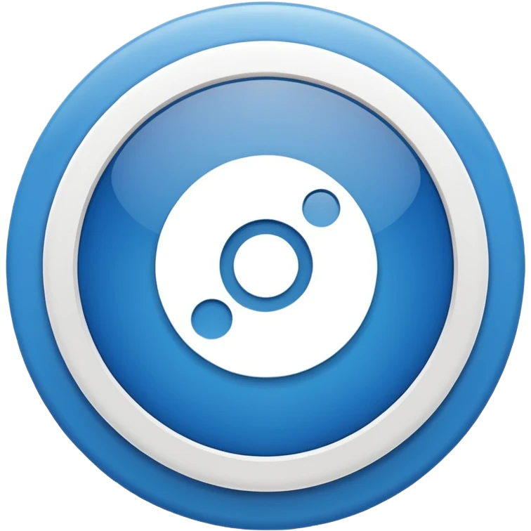 Create an icon that has these words in it: DoToKnowMedia. Make it Circular emoji